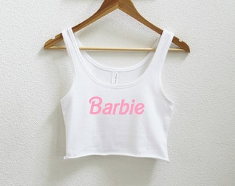 barbie crop top hoodie