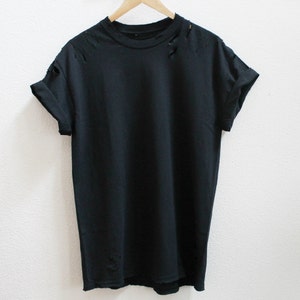 Distressed Unisex Shirt black Charcoal White S-5XL - Etsy