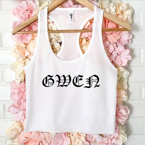 グウェン レディース クロップタンク XS-2XL