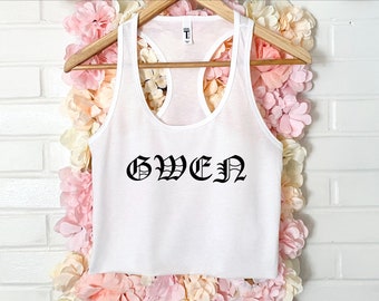 Gwen Women's Crop Tank XS-2Xl