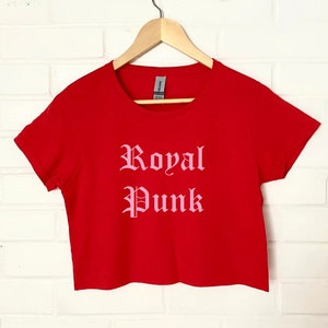 Royal Punk Women&#39;s Crop Shirt S-3XL