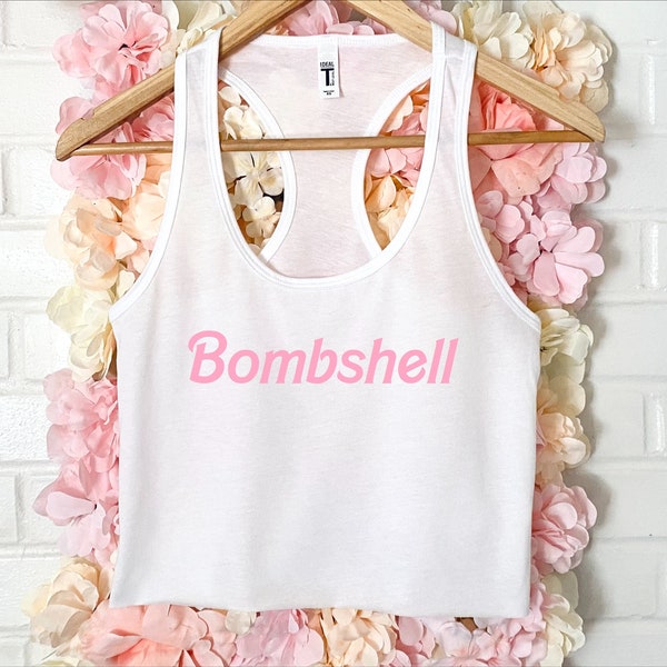 Bombshell Women's Crop Tank XS-2Xl