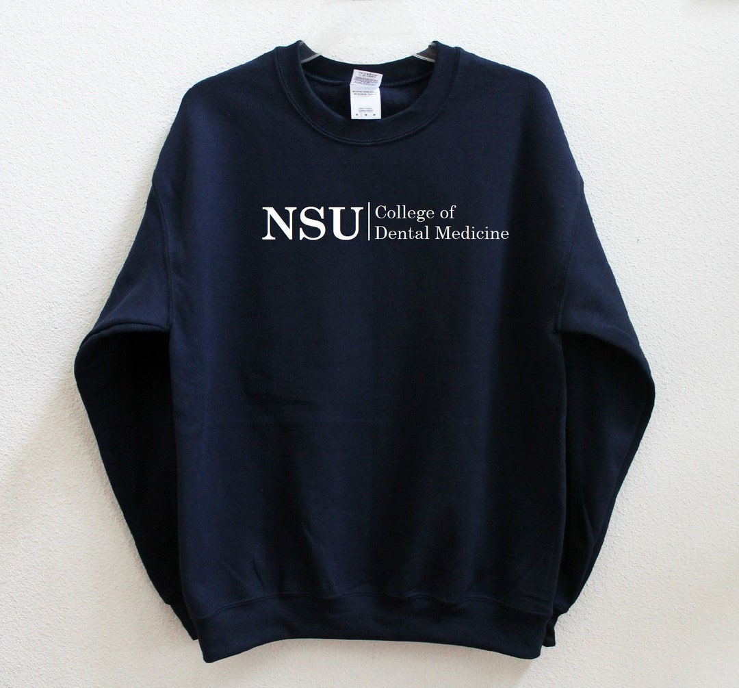NSU College of Dental Medicine Unisex Navy Sweatshirt Etsy