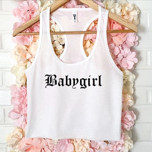 Babygirl Women's Crop Tank XS-2Xl