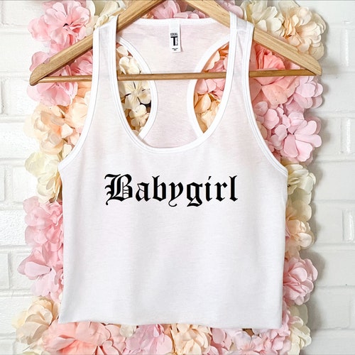 Débardeur court Babygirl pour femmes XS-2XL