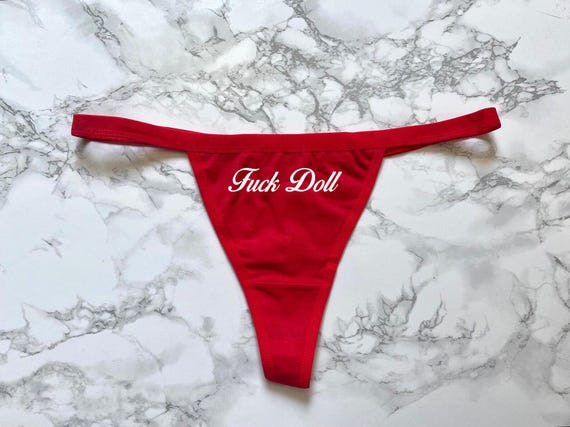 Fuck Doll Women's Thong Underwear XS-XL - Etsy