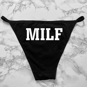 MILF back printed Women&#39;s Bikini Underwear S-2XL