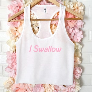 I Swallow Women&#39;s Crop Tank XS-2Xl