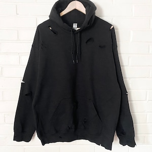 Distressed Unisex Hoodie S-3XL