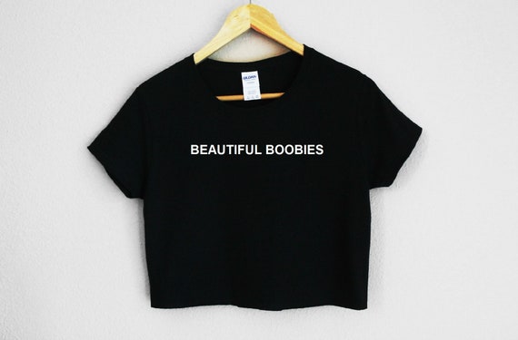 Beautiful Boobies Women's Crop Shirt -  UK