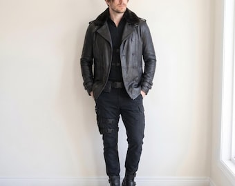Leon Kennedy Leather Jacket Set, RE9 Requiem Tactical Costume, Handmade Harness Halloween Cosplay