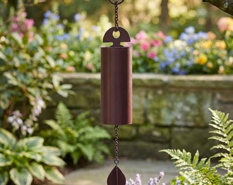 Deep Tone Metal Wind Chime for Outdoor Garden, Large Hanging Bell Wind Chime, Patio Porch Decor, Memorial Gift, Zen Yard Accent