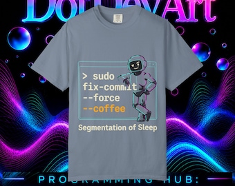 Nördmode-essentials: Robot-, Linux- och kaffetema-tröjor