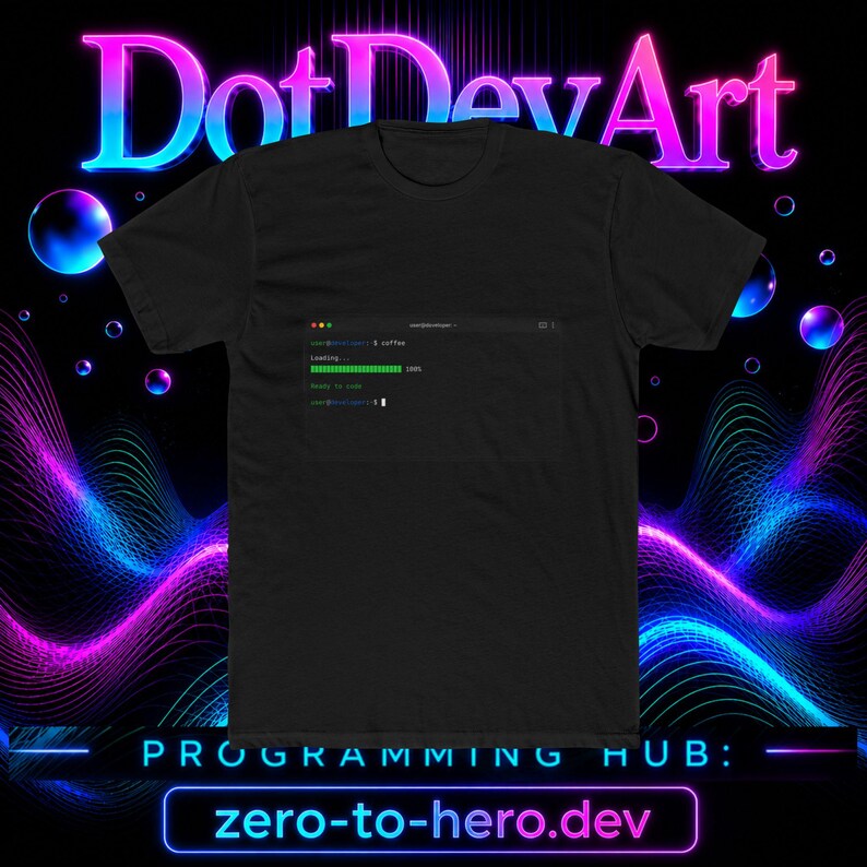 Coding Terminal Progress Bar Tee | Programmer Console Shirt image 3