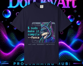 Cyberpunk- und Kommandozeilen-T-Shirt-Kollektion