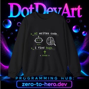 AI writes code I find bugs Sweatshirt | Programmer Humor, Coding Shirt