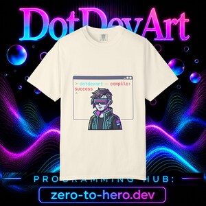 Camiseta vintage de programación para entusiastas de la tecnología / Diseño retro cyberpunk para programadores