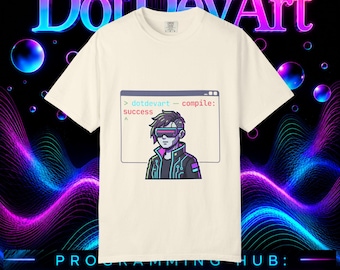 Vintage-Coding-T-Shirt für Technikbegeisterte | Retro-Cyberpunk-Programmierer-Design