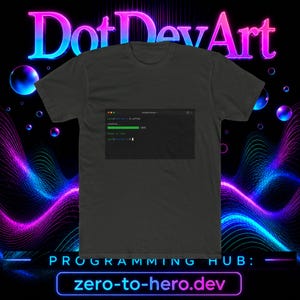 Coding Terminal Progress Bar Tee | Programmer Console Shirt