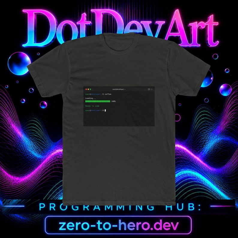 Coding Terminal Progress Bar Tee | Programmer Console Shirt image 1