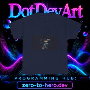 Geek: T-shirt per il programmatore moderno / Grafica minimalista "Notte cosmica"