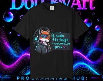Konsolkommandon på tyg: Utvecklar-T-shirts