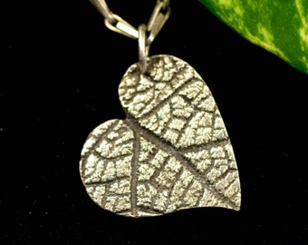 Heart, Heart Leaf, Pendant, Leaf, 925 Silver, Love, Engagement, Valentine's Day, Lucky Briner, Favorite Person, Mother's Day