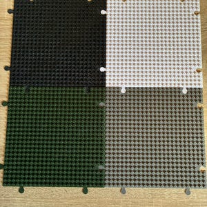 Modular Erweiterbare Bauplatte Kompatibel mit gängigen Klemmbausteinen Puzzle Verknüpfbare Grundplatte für Klemmbausteine, MOC & Tischaufbau