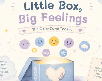 Kit per calmare i bambini / PDF sulla regolazione emotiva, strategie sensoriali per gestire l'ansia (scarica)