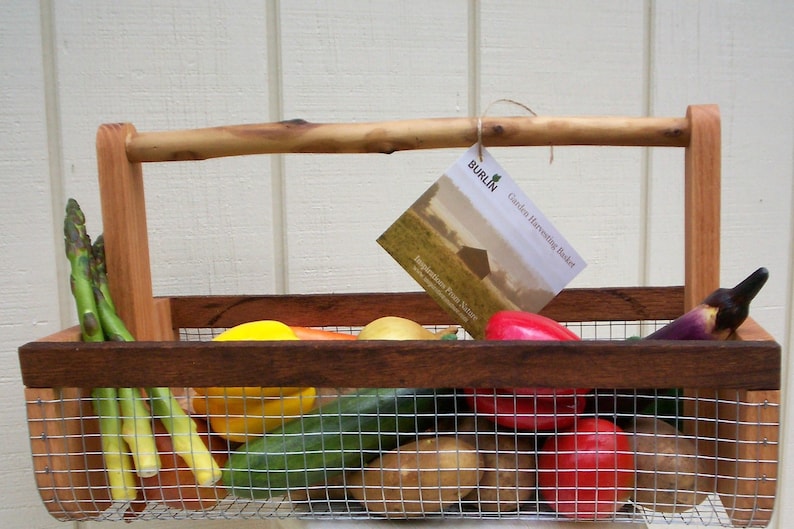 Gardening Basket Fruit Basket Vegetable Gathering Harvesting Etsy