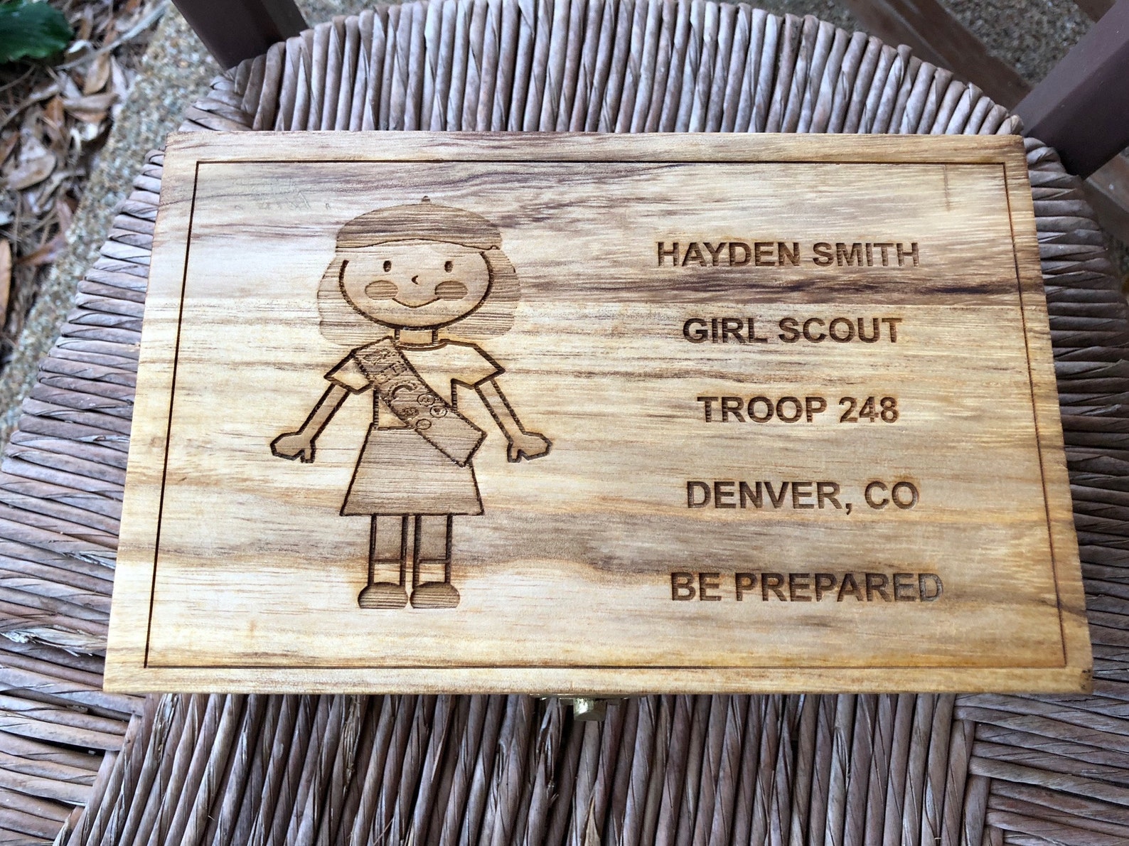 Scout Girl Memory Box Etsy
