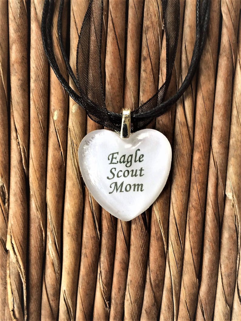 Eagle Scout Mom or Grandma Necklace Etsy