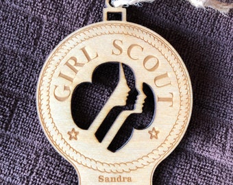 Girl Scout Ornament - Etsy