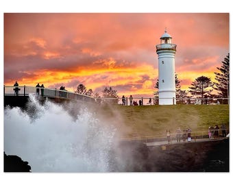 Lighthouse at Sunset