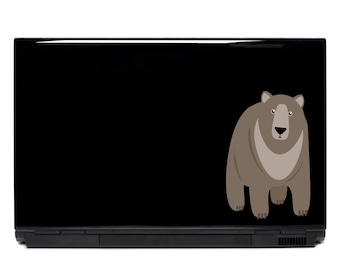 Woodland Bear Laptop Decal: Car, Phone, Yeti Cup Sticker