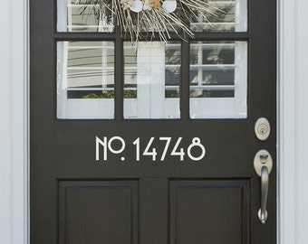 craftsman house numbers etsy