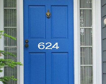 Vinyl Apartment Door Numbers Apartment Number Front Door Etsy