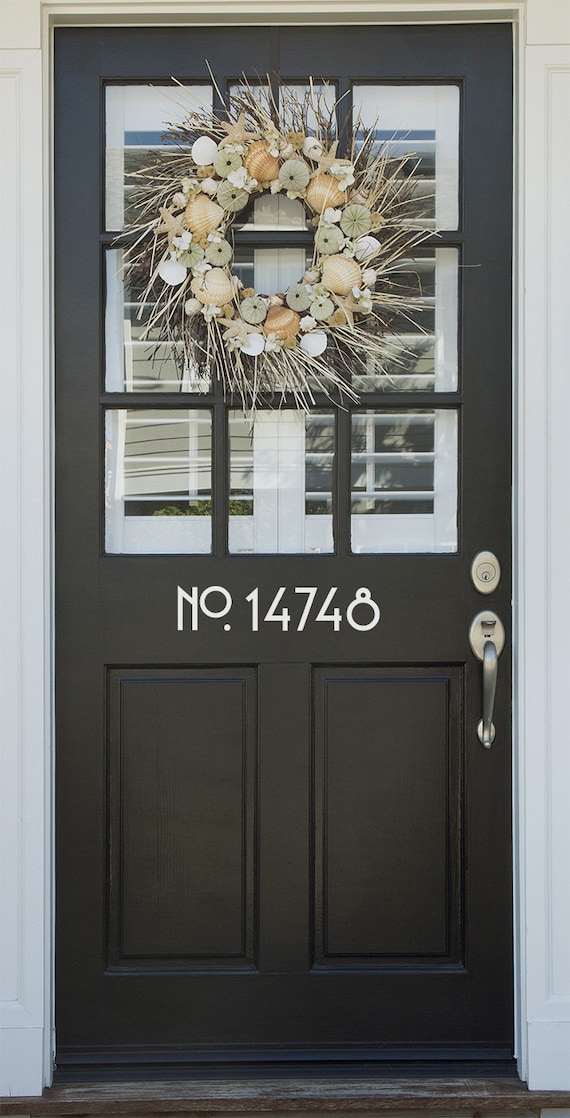 Numéros de porte de maison en vinyle Craftsman Style numéro de