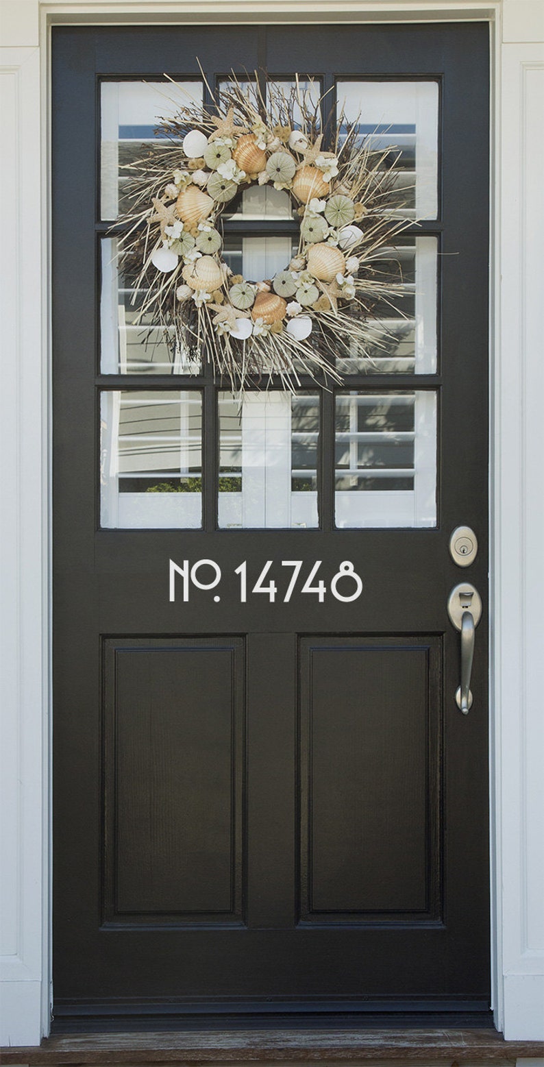 Front Door Number Decals Vinyl Craftsman Style Door Numbers Number Decals House