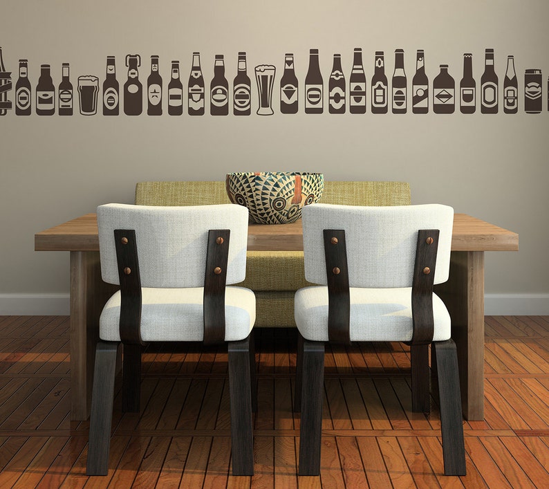 99 Bottles of Beer on the Wall Wall Decal Beer Bottles Etsy