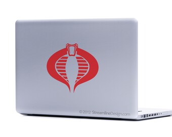 Cobra Laptop Decal | cobra decal macbook decal laptop decal car window decal cobra sticker geekery