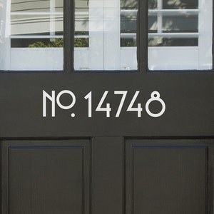 Vinyl House Door Numbers Craftsman Style door number decals house number address number custom house numbers outdoor house number image 2