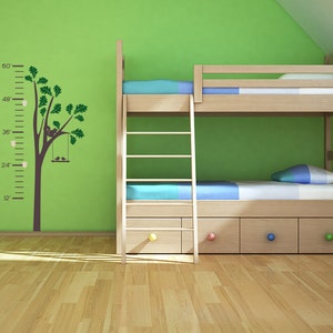 Oak Tree Growth Chart Wall Decal | growth chart boys growth chart girls growth chart decal growth ruler height chart woodland nursery ruler