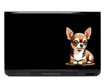 Happy Chihuahua Pup Sticker | Car, Phone Decal