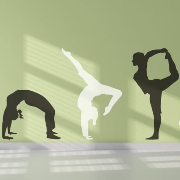 Yoga Wall Decal Etsy