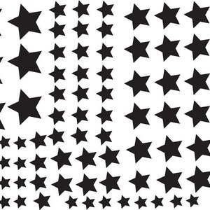 Twinkle Twinkle Little 108 Removable Wall Vinyl Stars Decals Star Wall ...