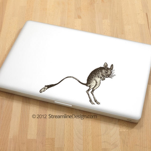 Kangaroo Mouse Sticker | Laptop Decal Car Window Decal FREE SHIPPING macbook sticker cute mouse sticker decal vintage illustration