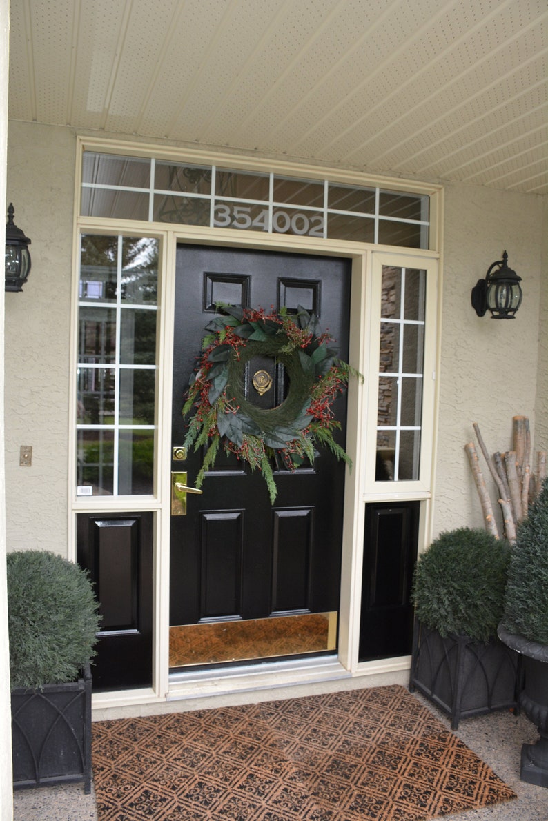 Vinyl House Door Numbers Gothic Vinyl House Numbers Etsy