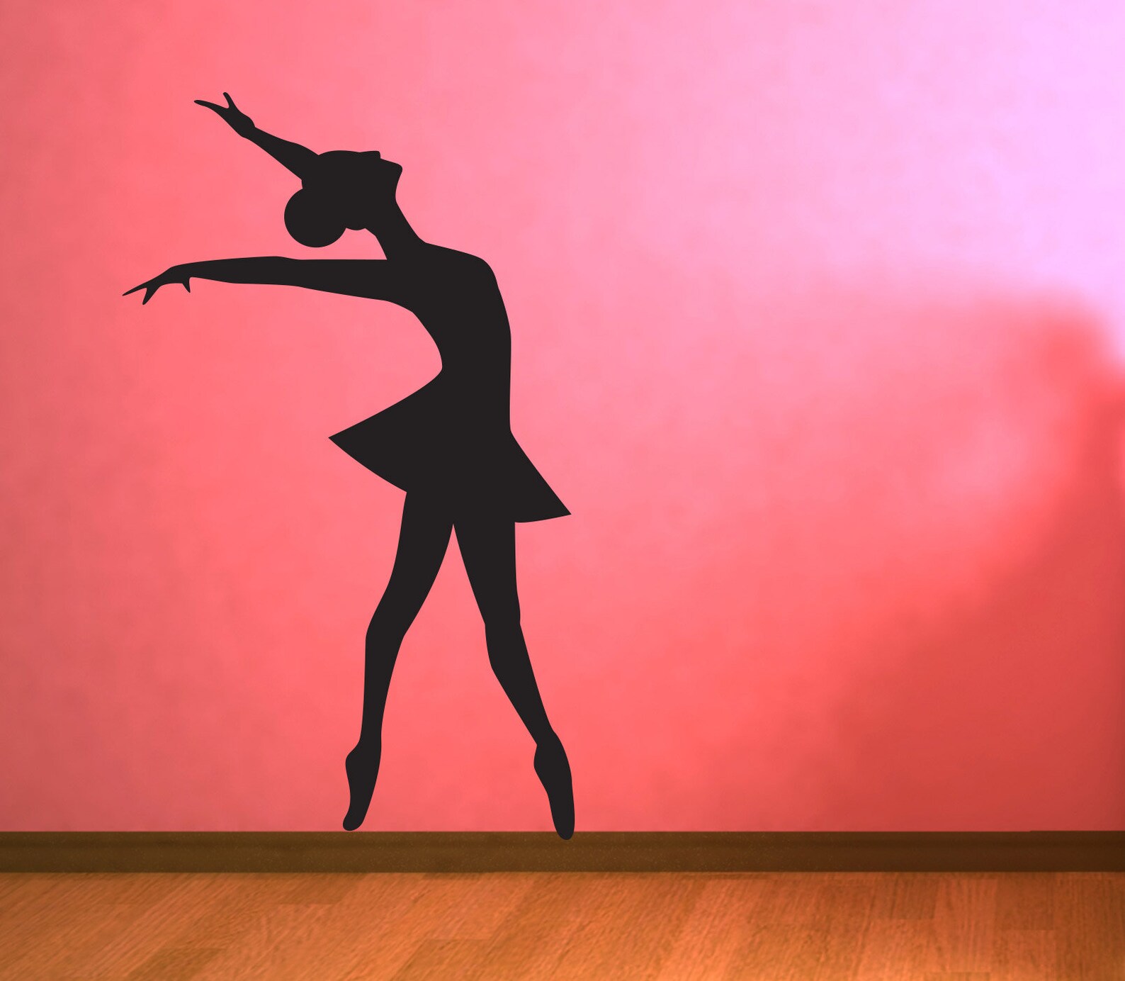 Ballet Dancer 2 Vinyl Wall Decal Ballet Wall Art Ballerina Silhouette