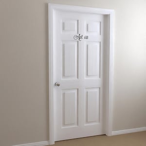 Vinyl Apartment Door numbers | apartment number front door decor house number address number curb appeal outdoor numbers personalized number